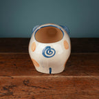Rust Dot Pig Planter