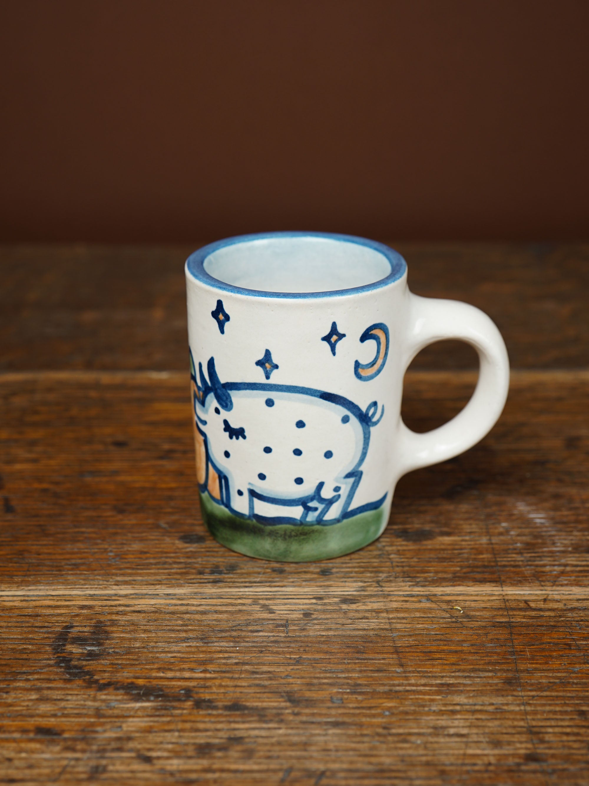 Pig & Pumpkins Straight Mug