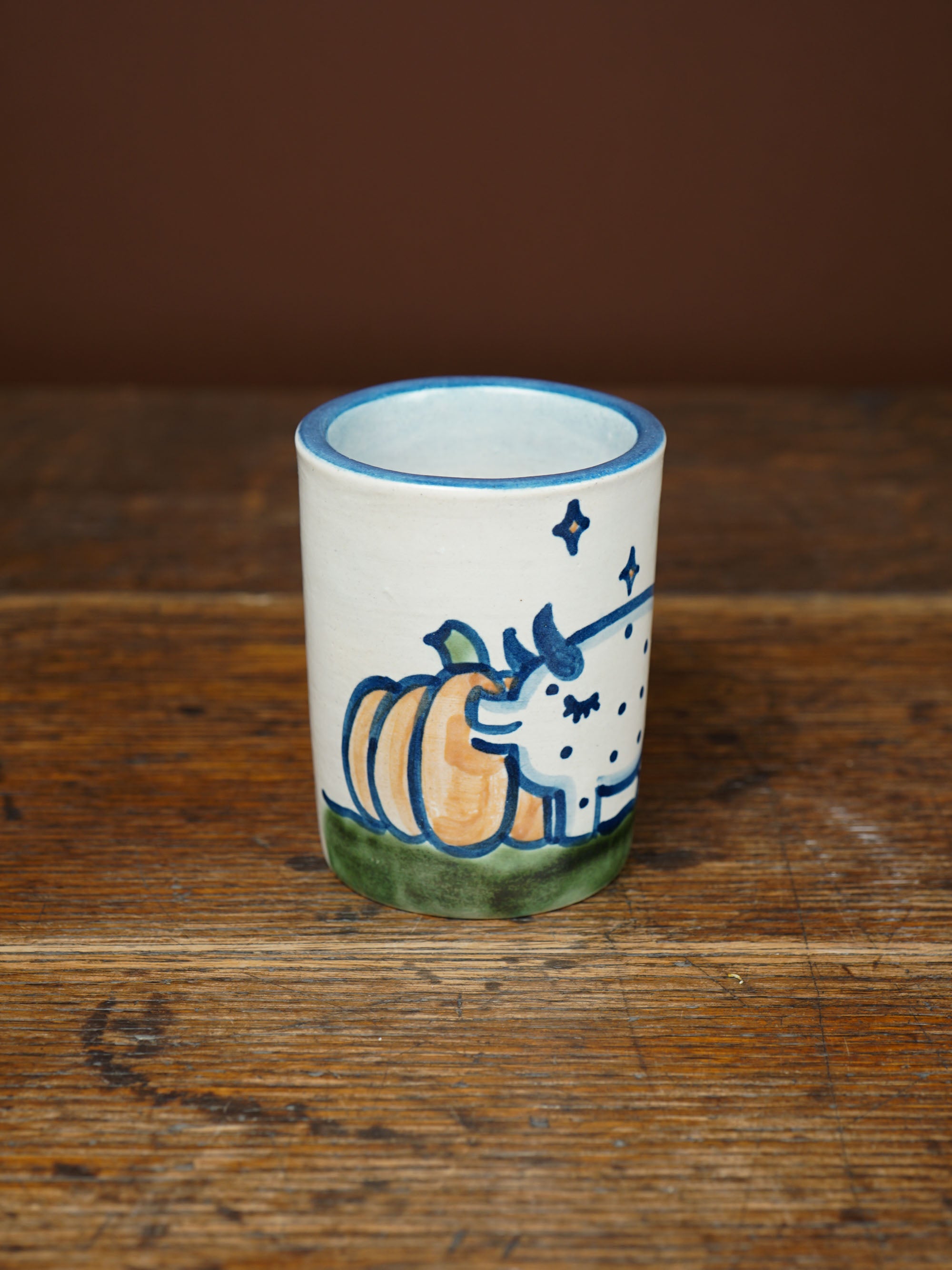 Pig & Pumpkins Straight Mug