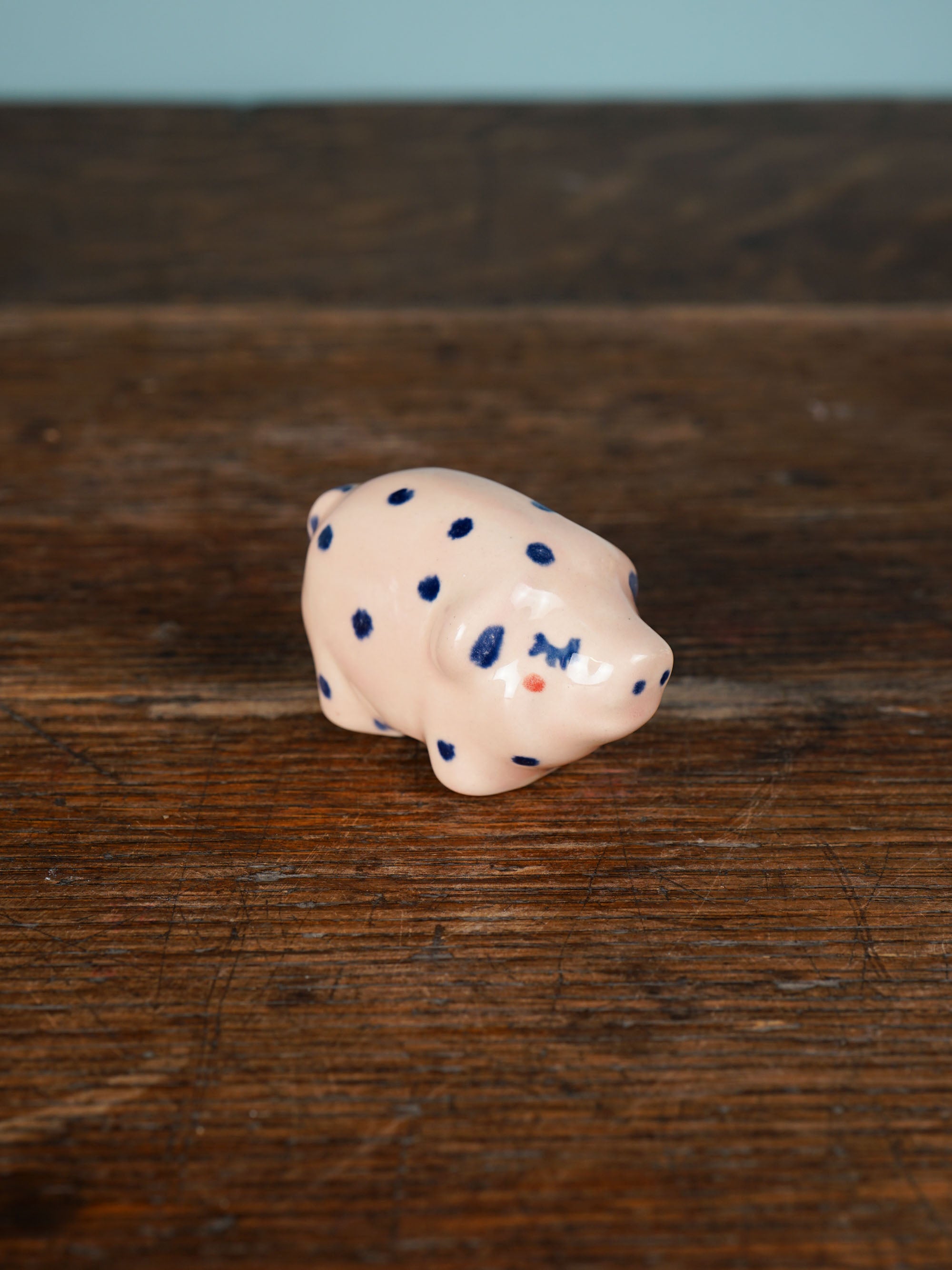 Pink Polka Dot Pig Crèche