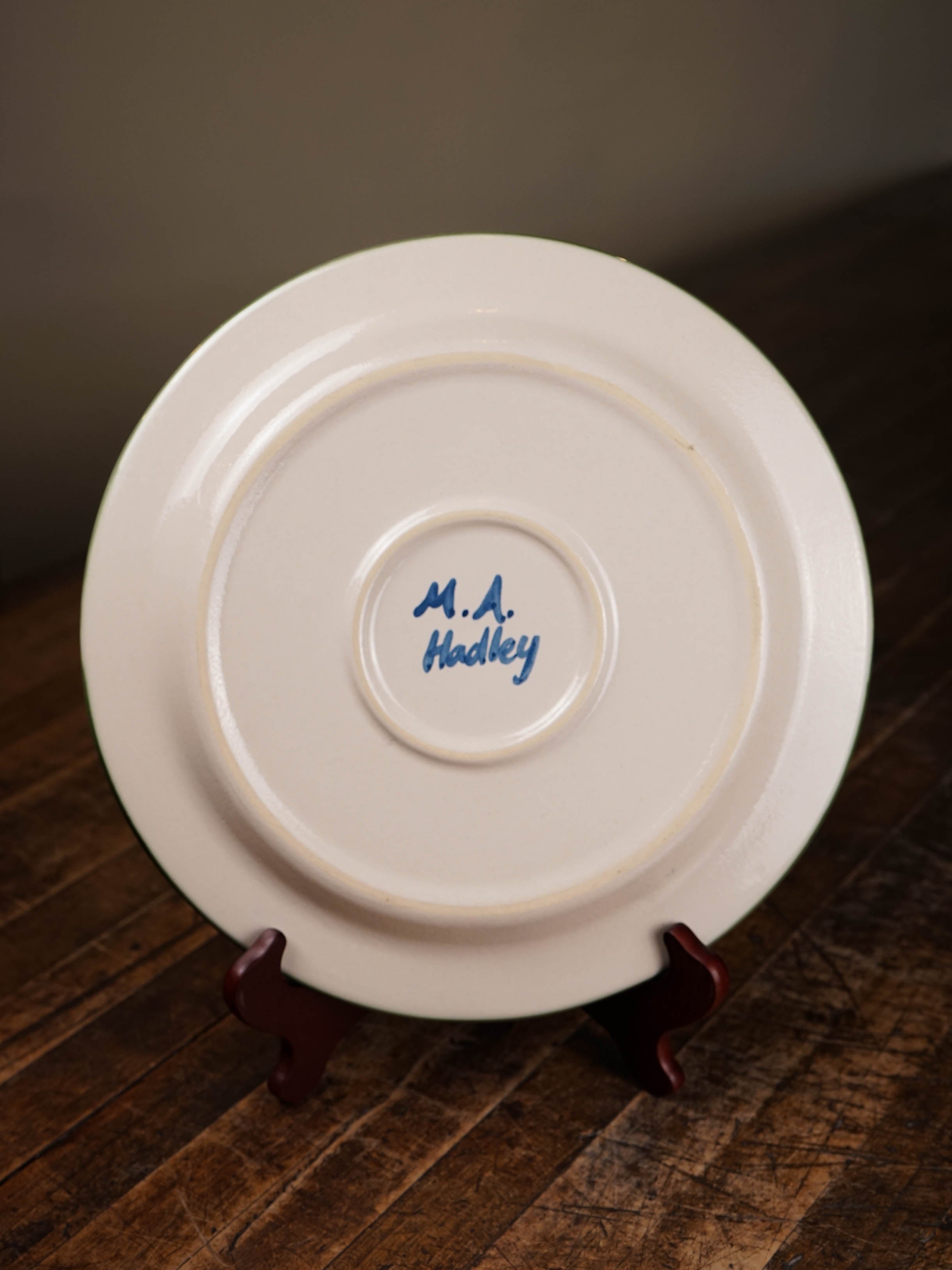 Plaid Clover Serving Plate
