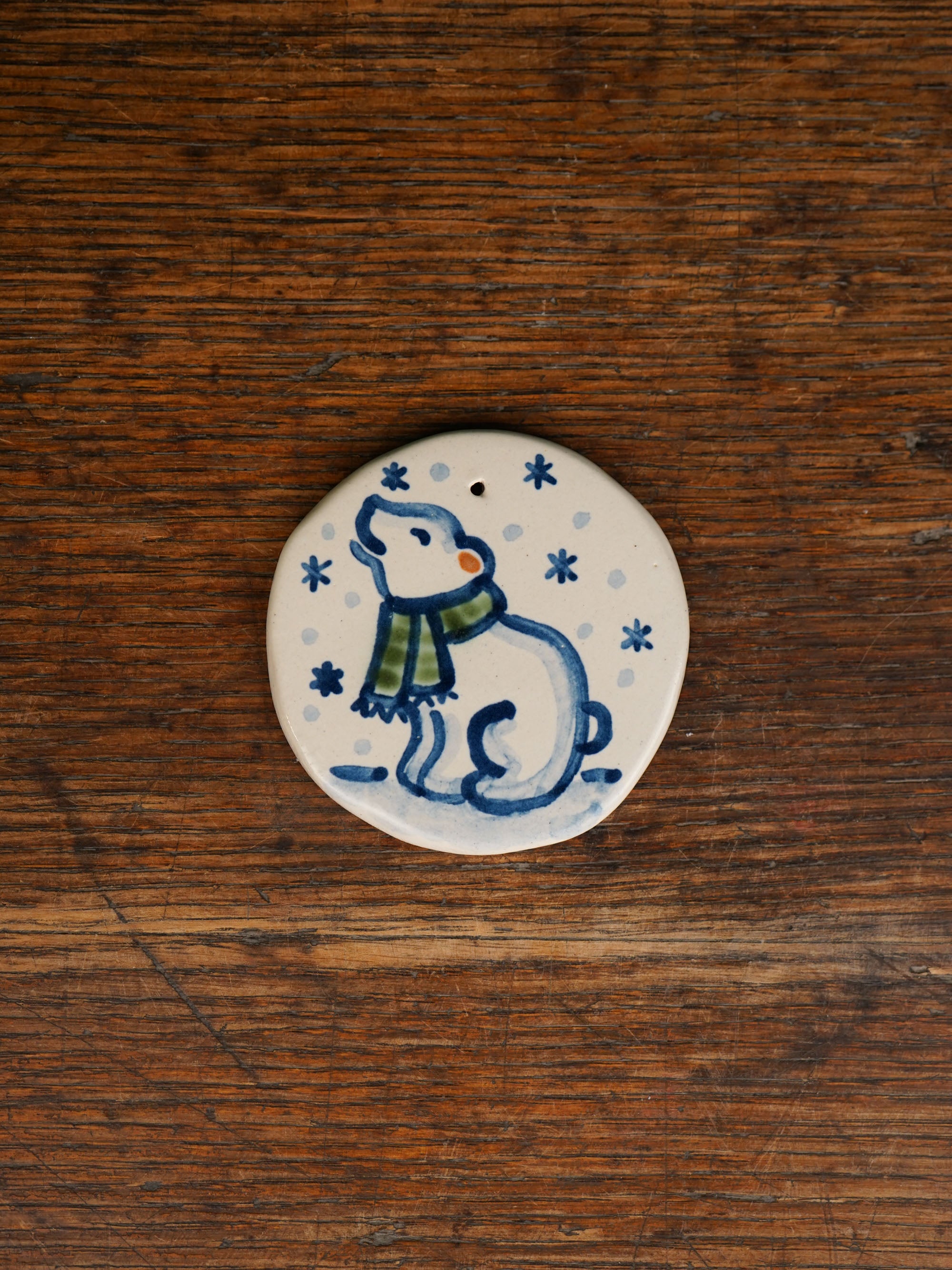 Polar Bear Polar Pal Round Ornament