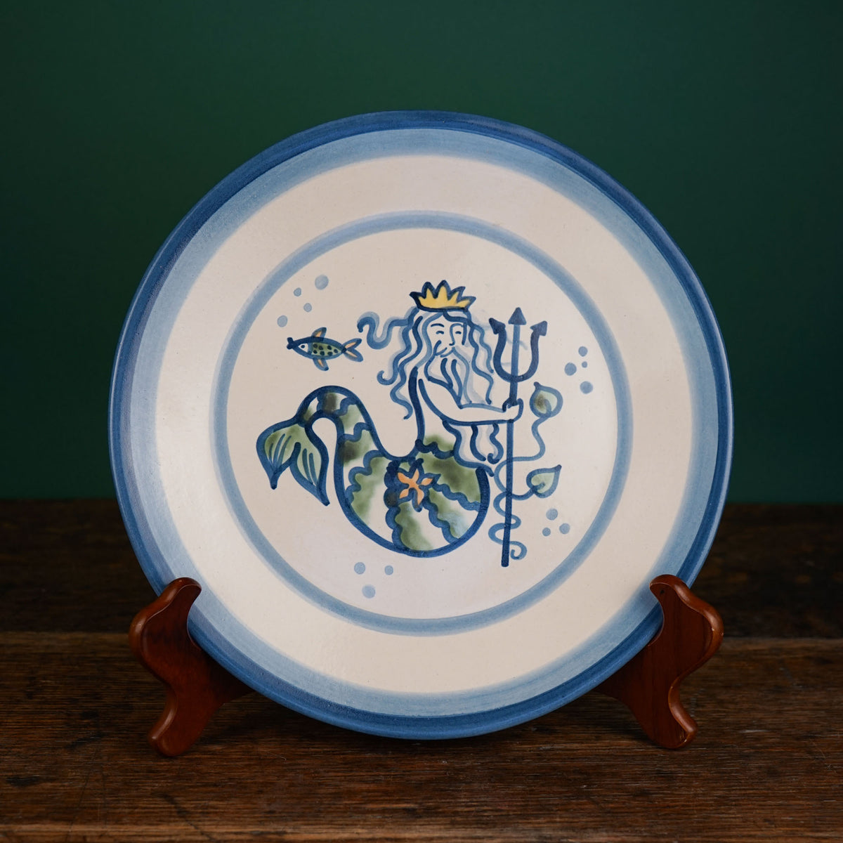 Mary Alice's Neptune Dinner Plate