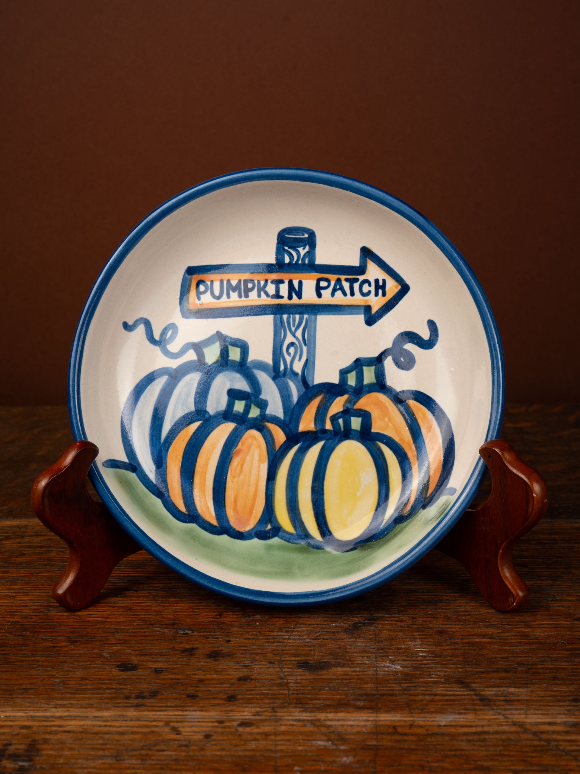 To The Pumpkin Patch Pasta Plate