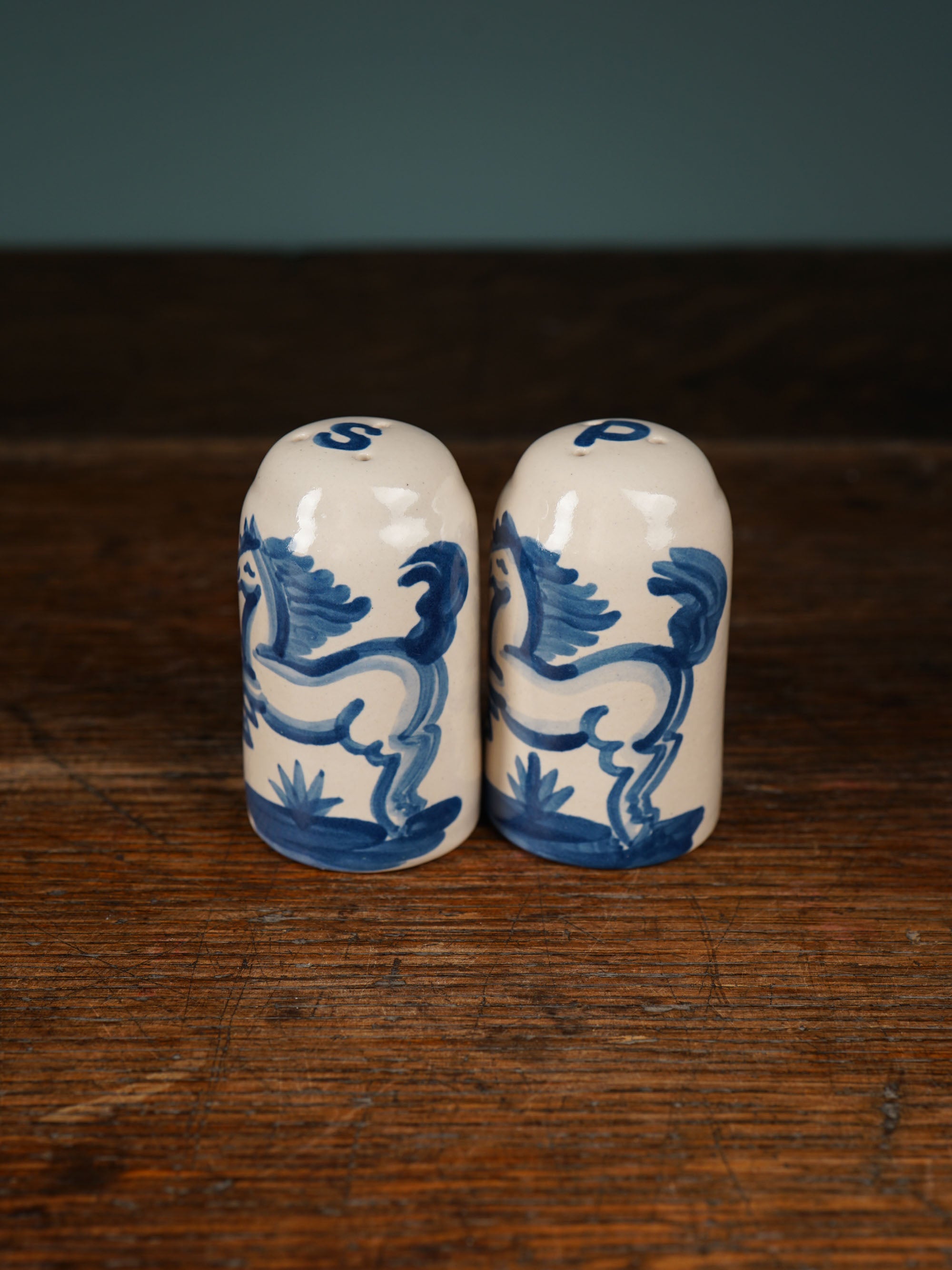 Blue Horse Salt & Pepper