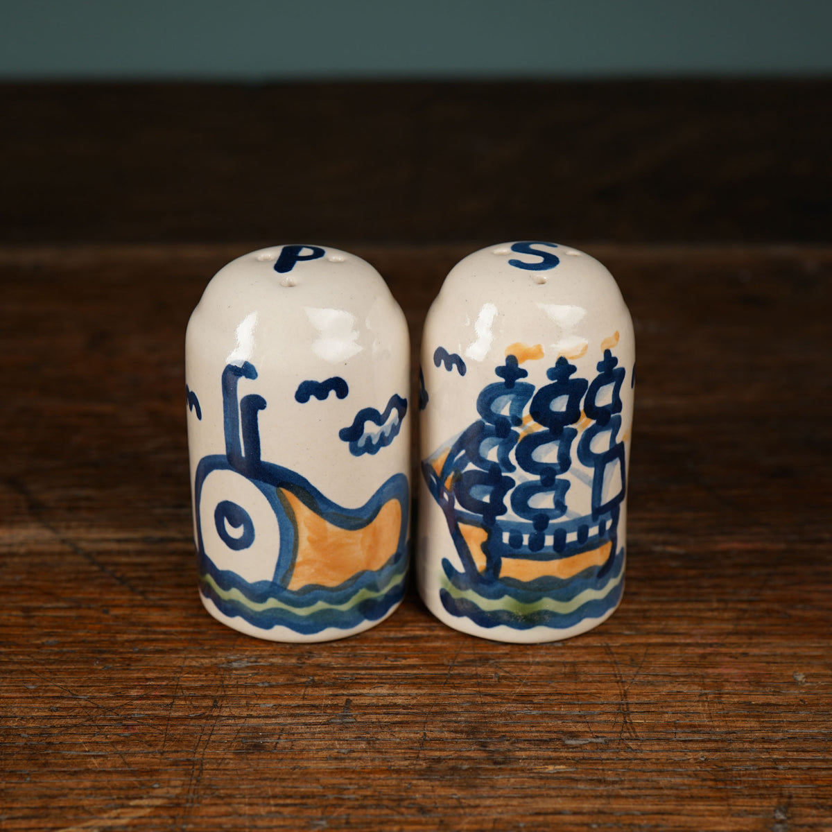Ship & Whale Salt & Pepper