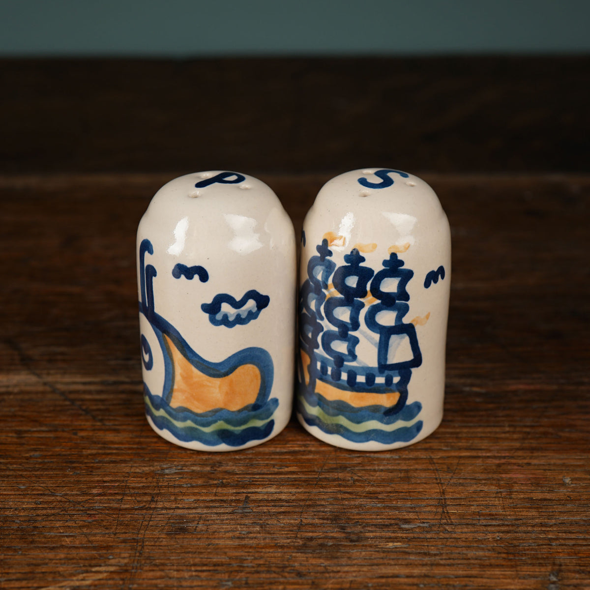 Ship & Whale Salt & Pepper