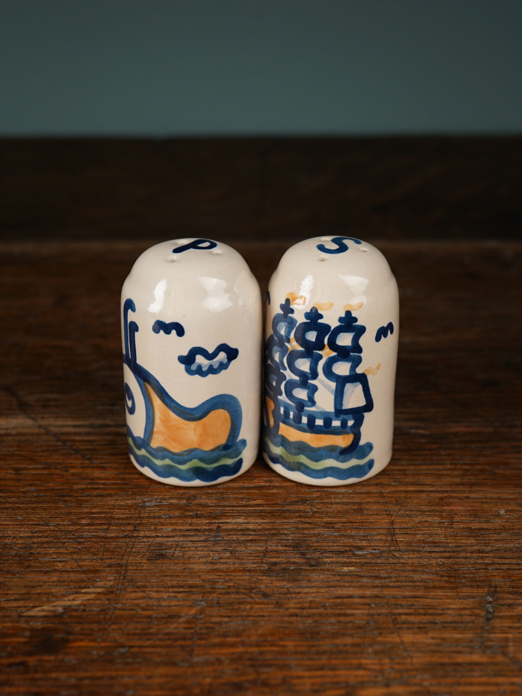 Ship & Whale Salt & Pepper