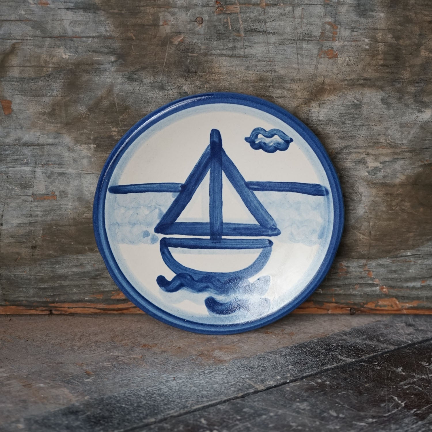 Sailboat Bread & Butter Plate