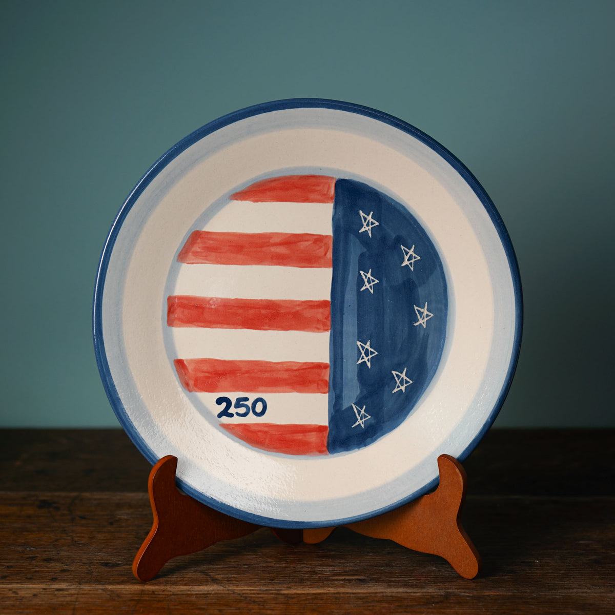 Semiquincentennial Flag Dinner Plate