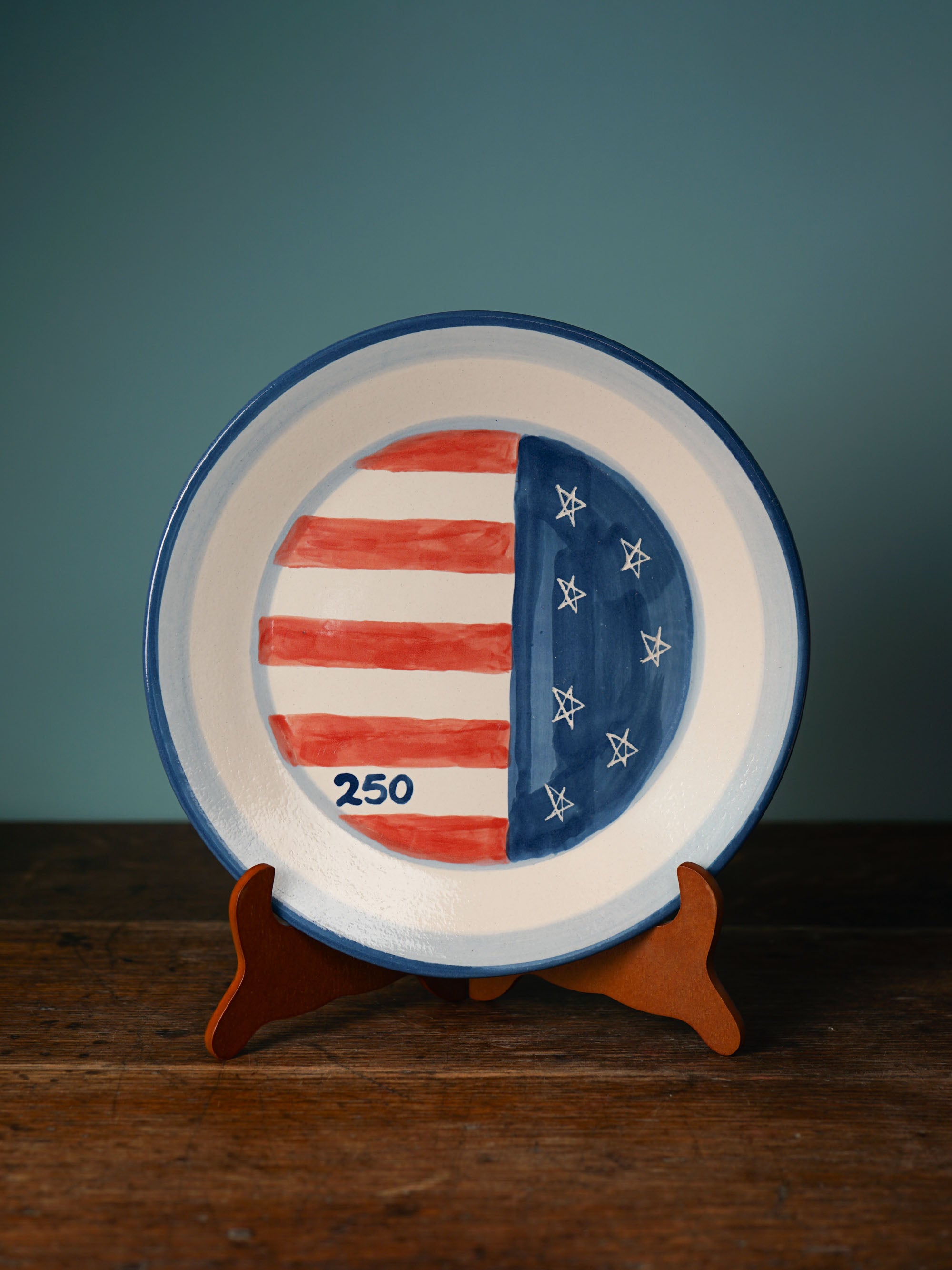 Semiquincentennial Flag Dinner Plate
