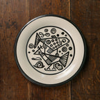 Cubist Fish & Fowl Serving Plate