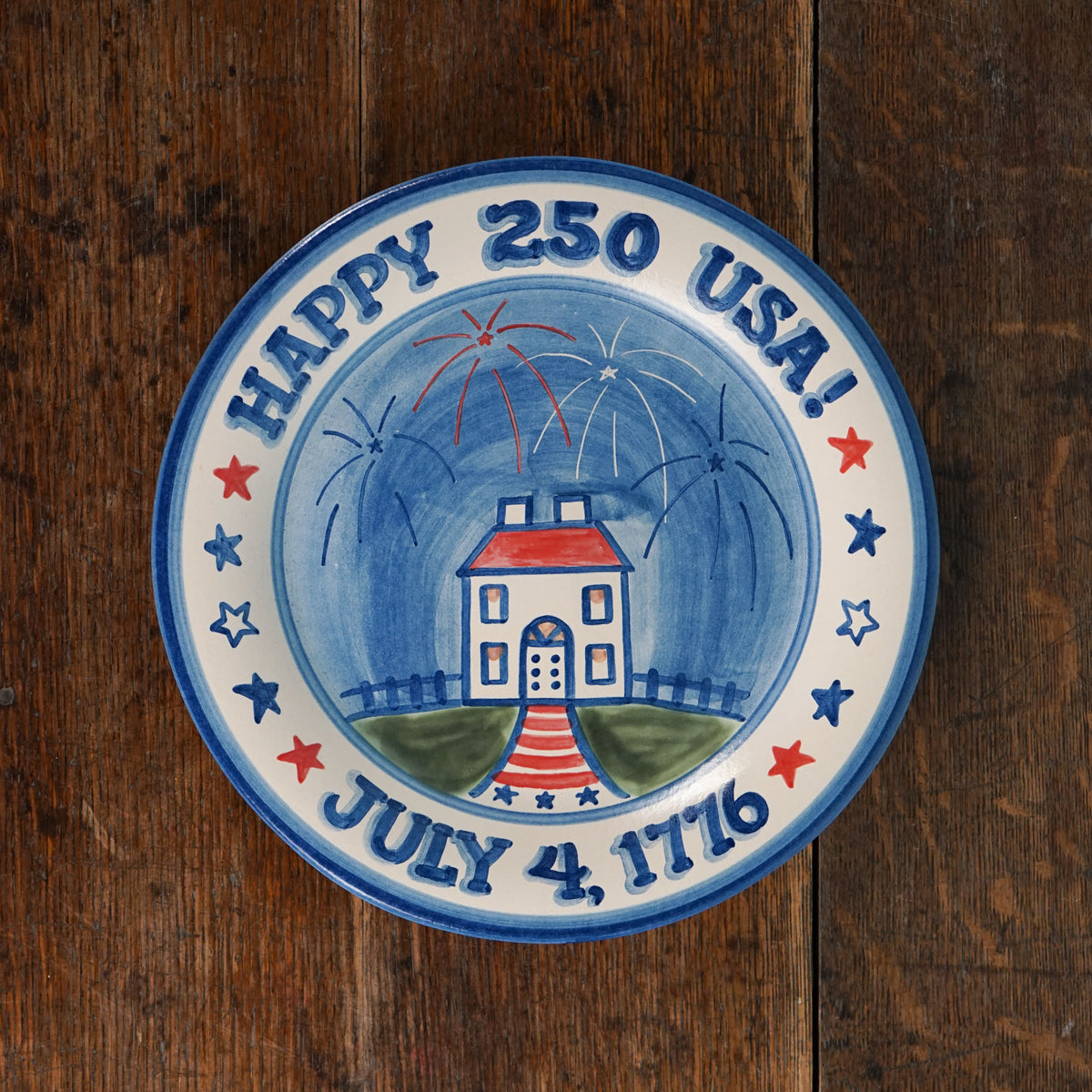 "Happy 250th USA" Serving Plate
