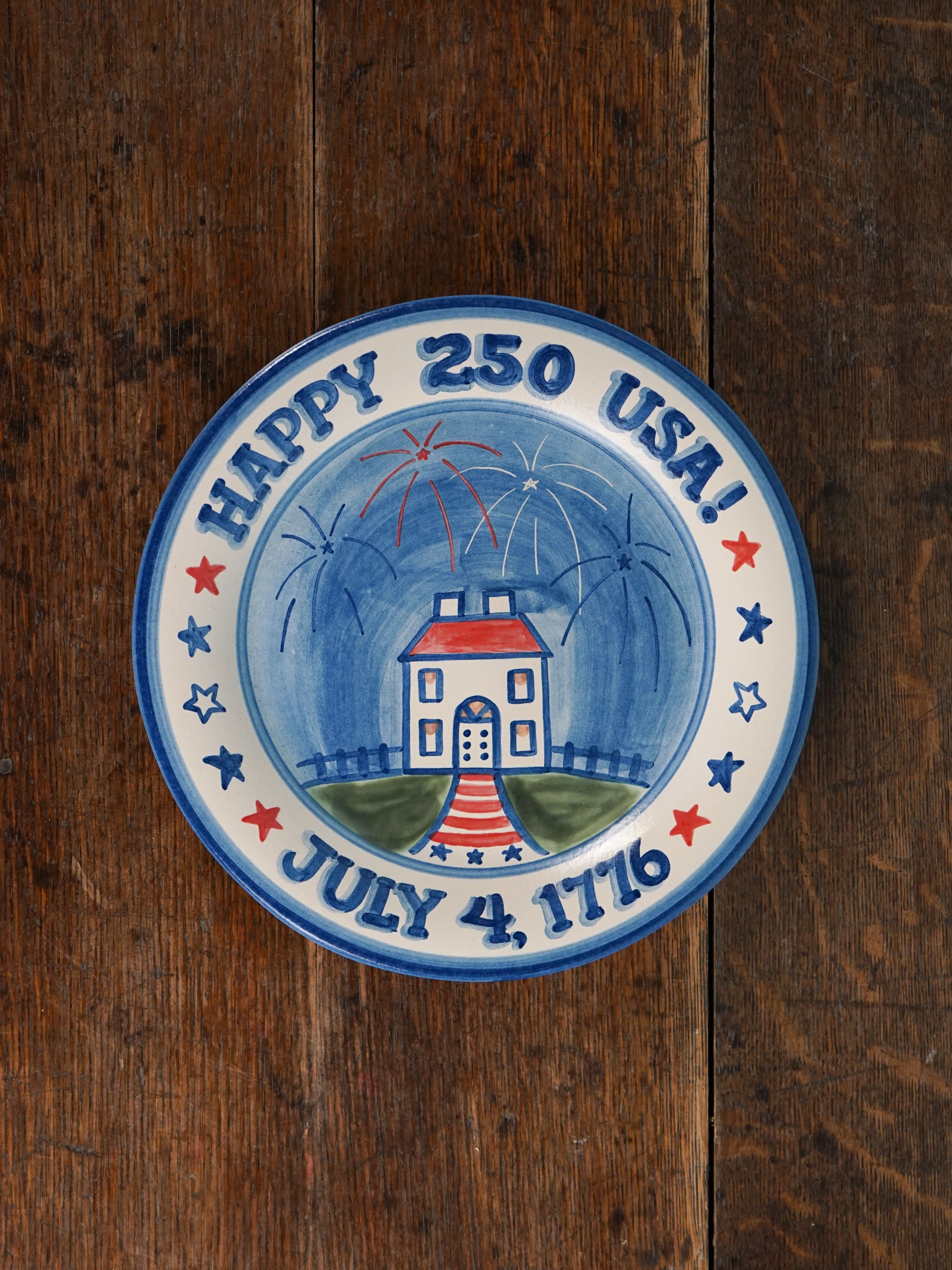 "Happy 250th USA" Serving Plate