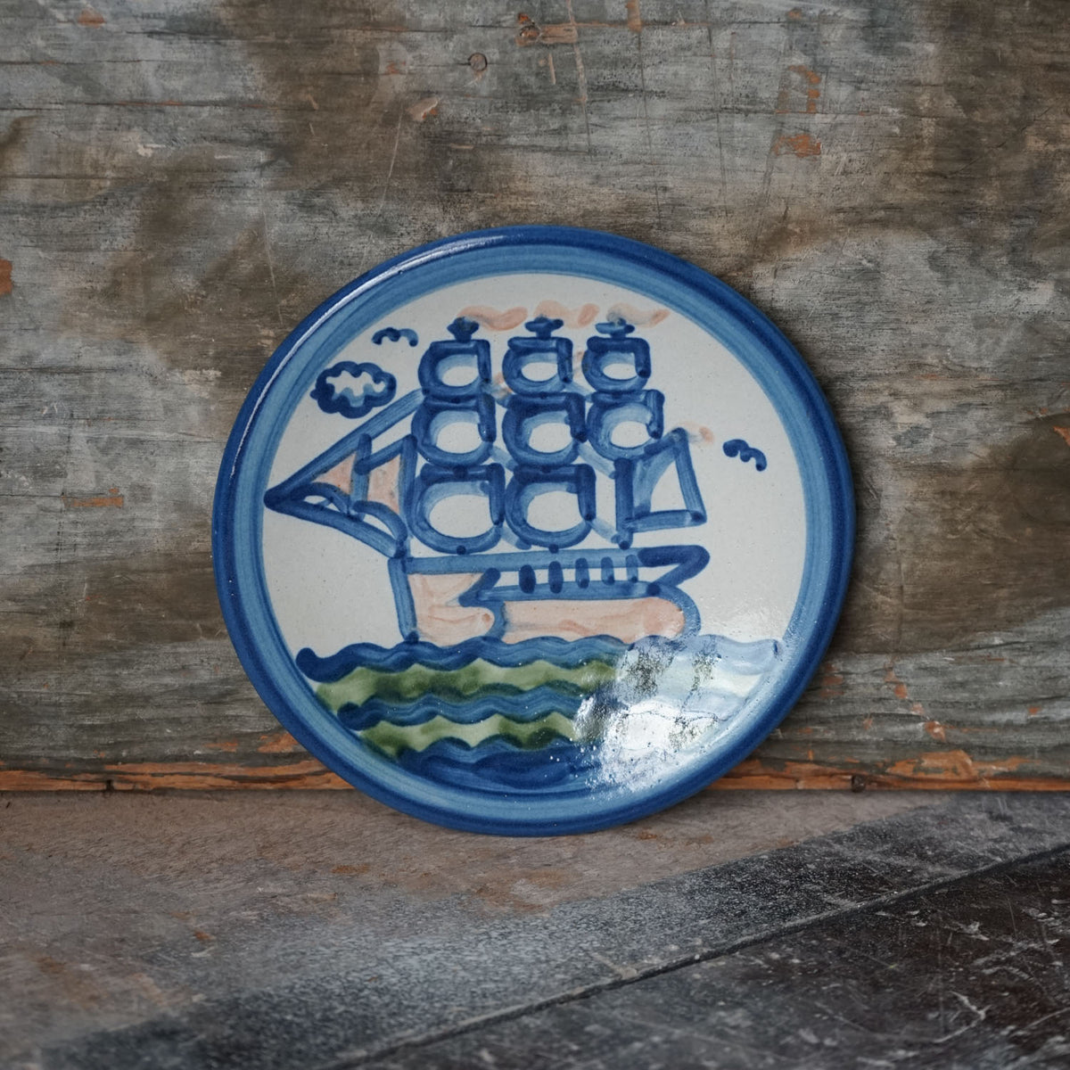 Ship Bread & Butter Plate