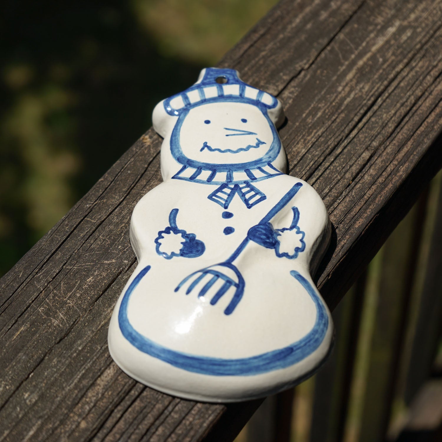 Shaped Plaque - Snowman