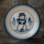 Snowman Dinner Plate