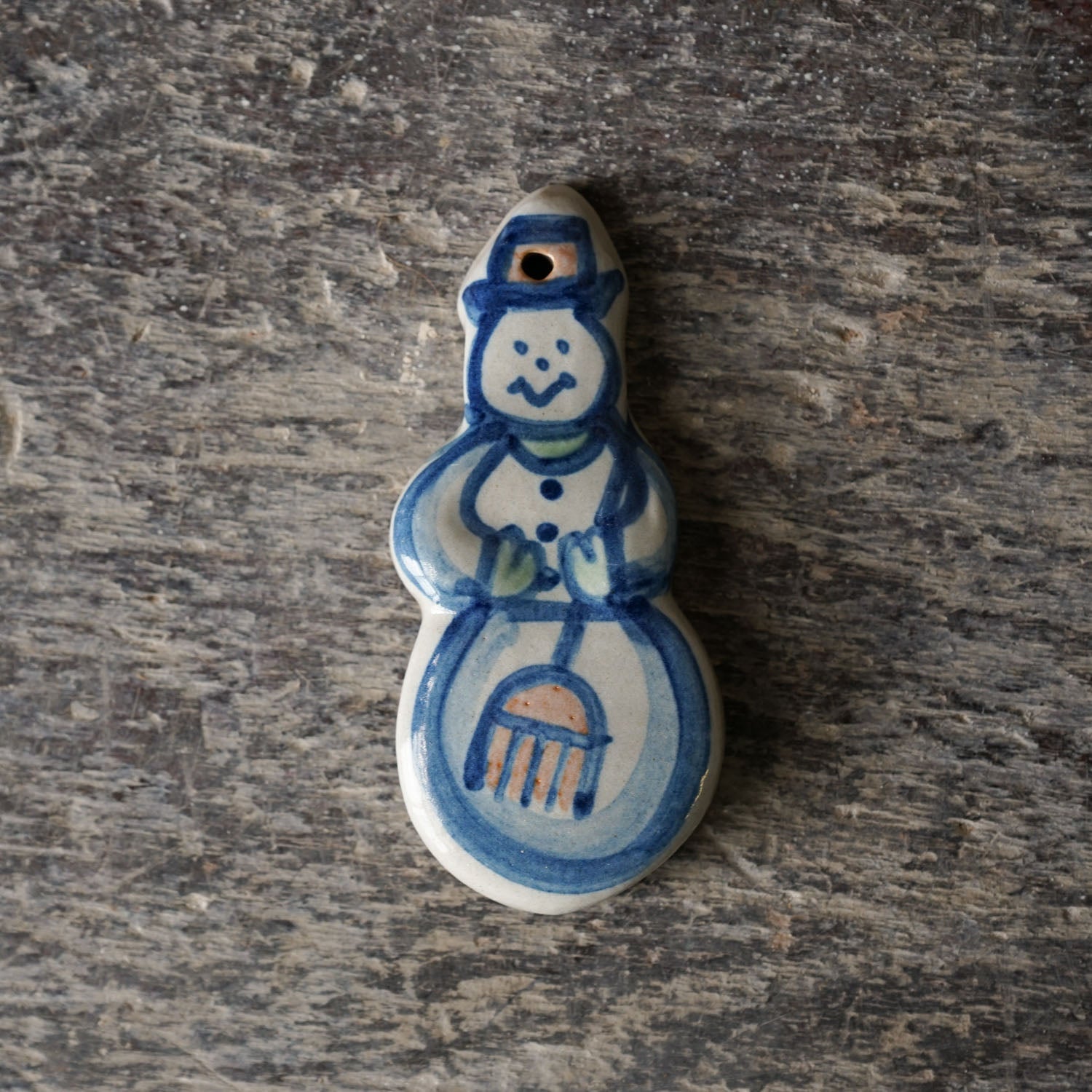 Shaped Ornament - Snowman - SECOND