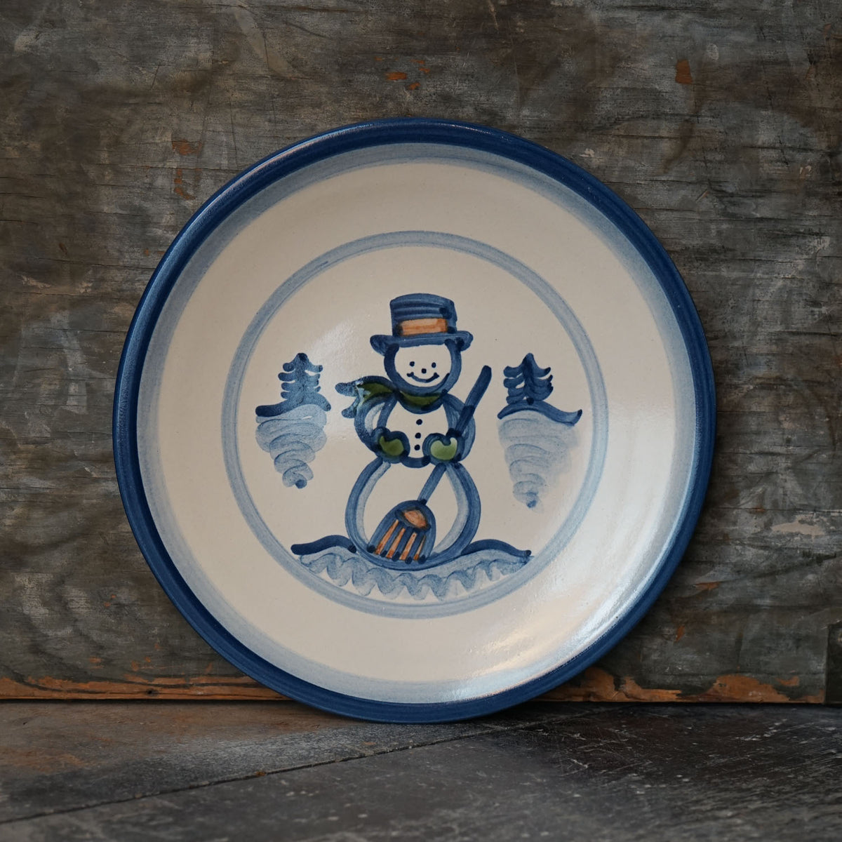 Snowman Lunch Plate