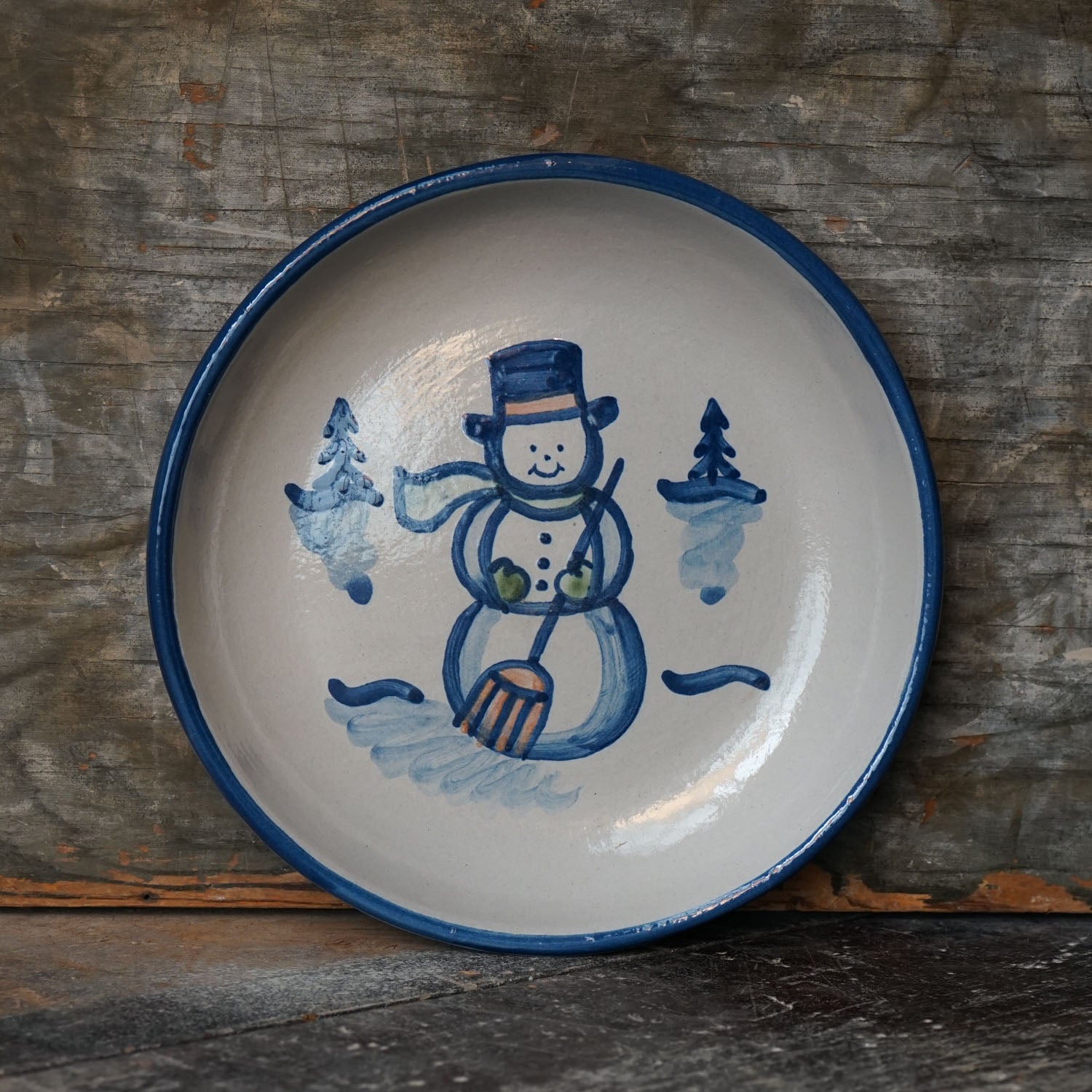 Pasta Plate - Snowman