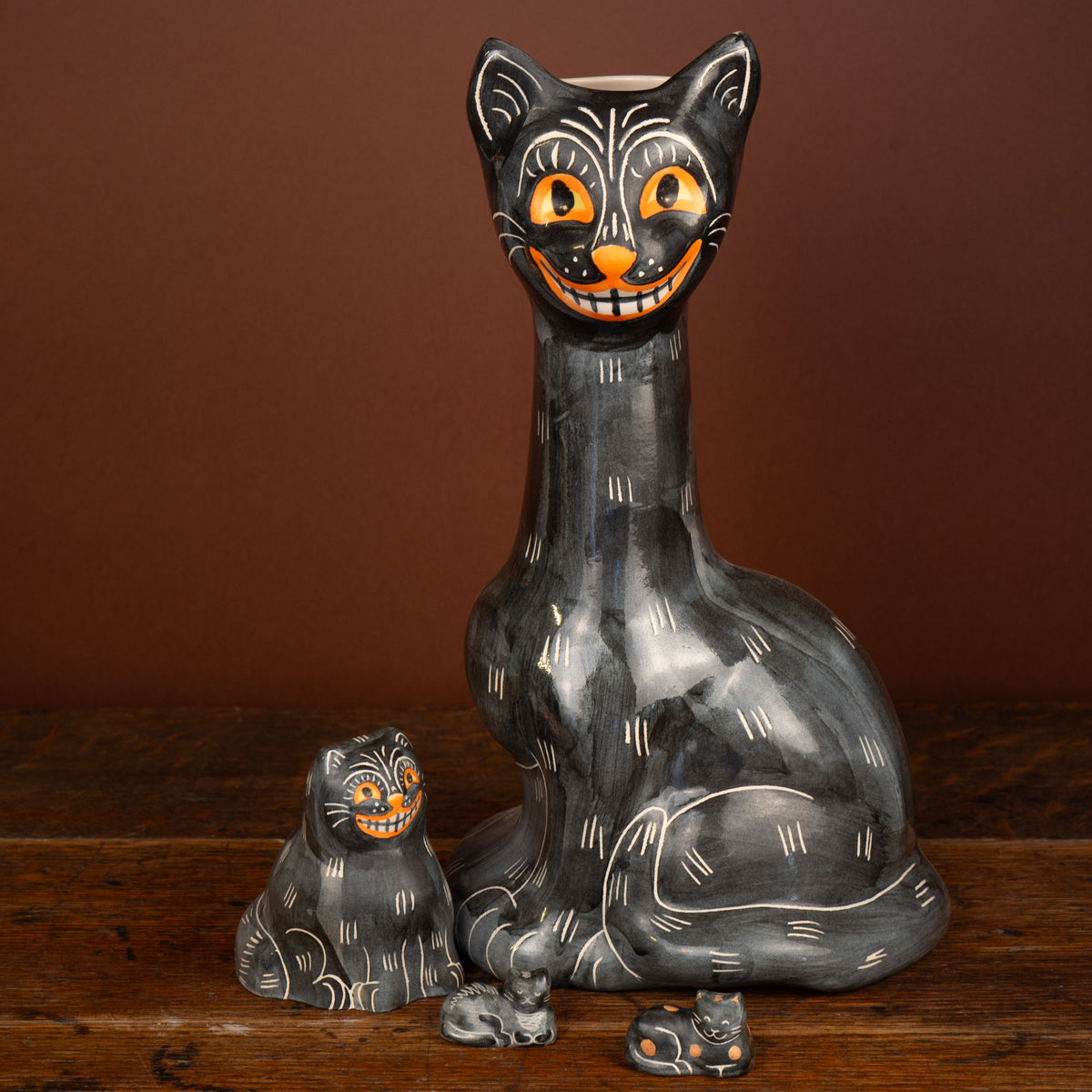 Salem Tall Cat Vase