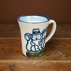 Squirrel Couple Flare Mug