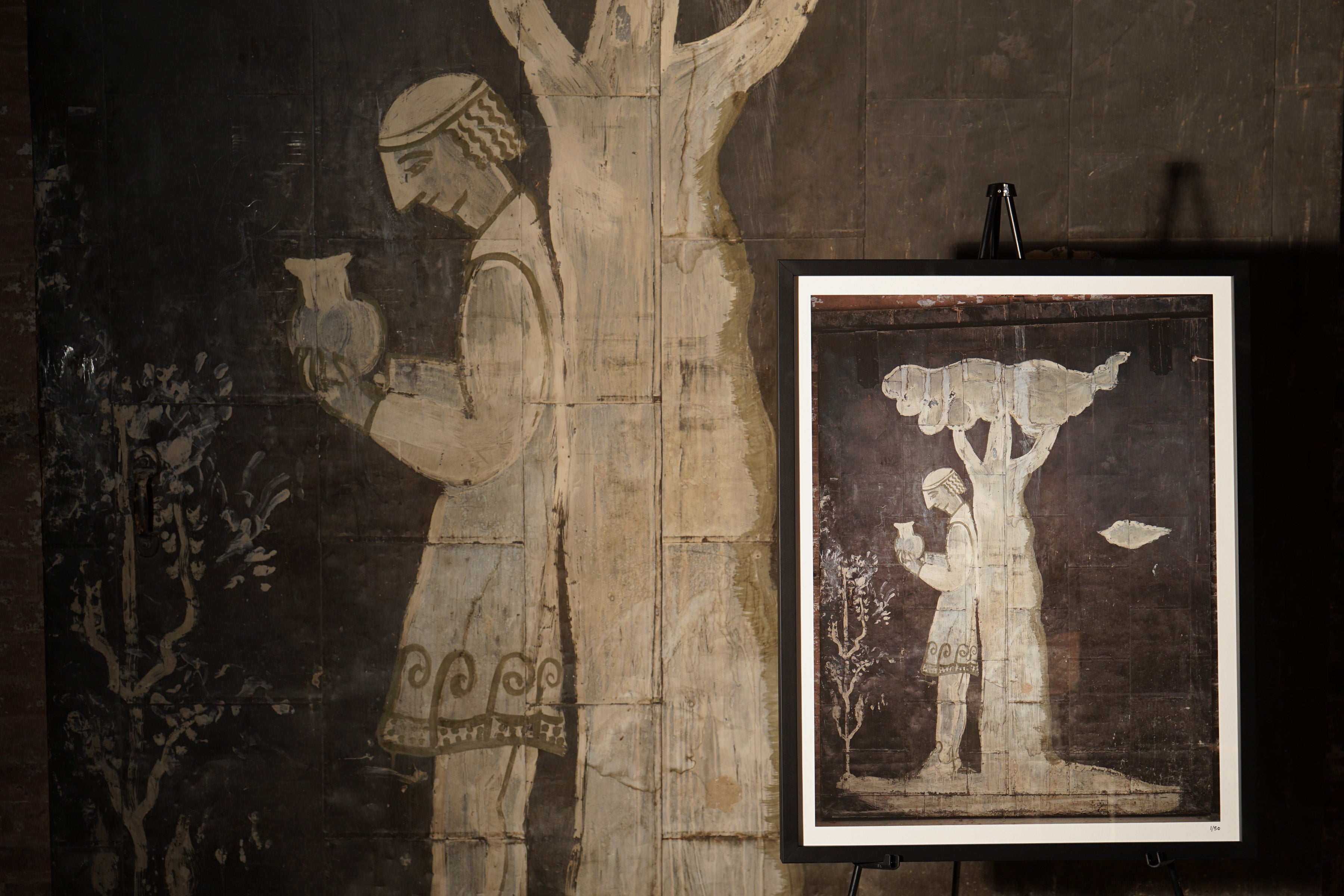 The Shaded Thinker - Mary Alice Original Mural