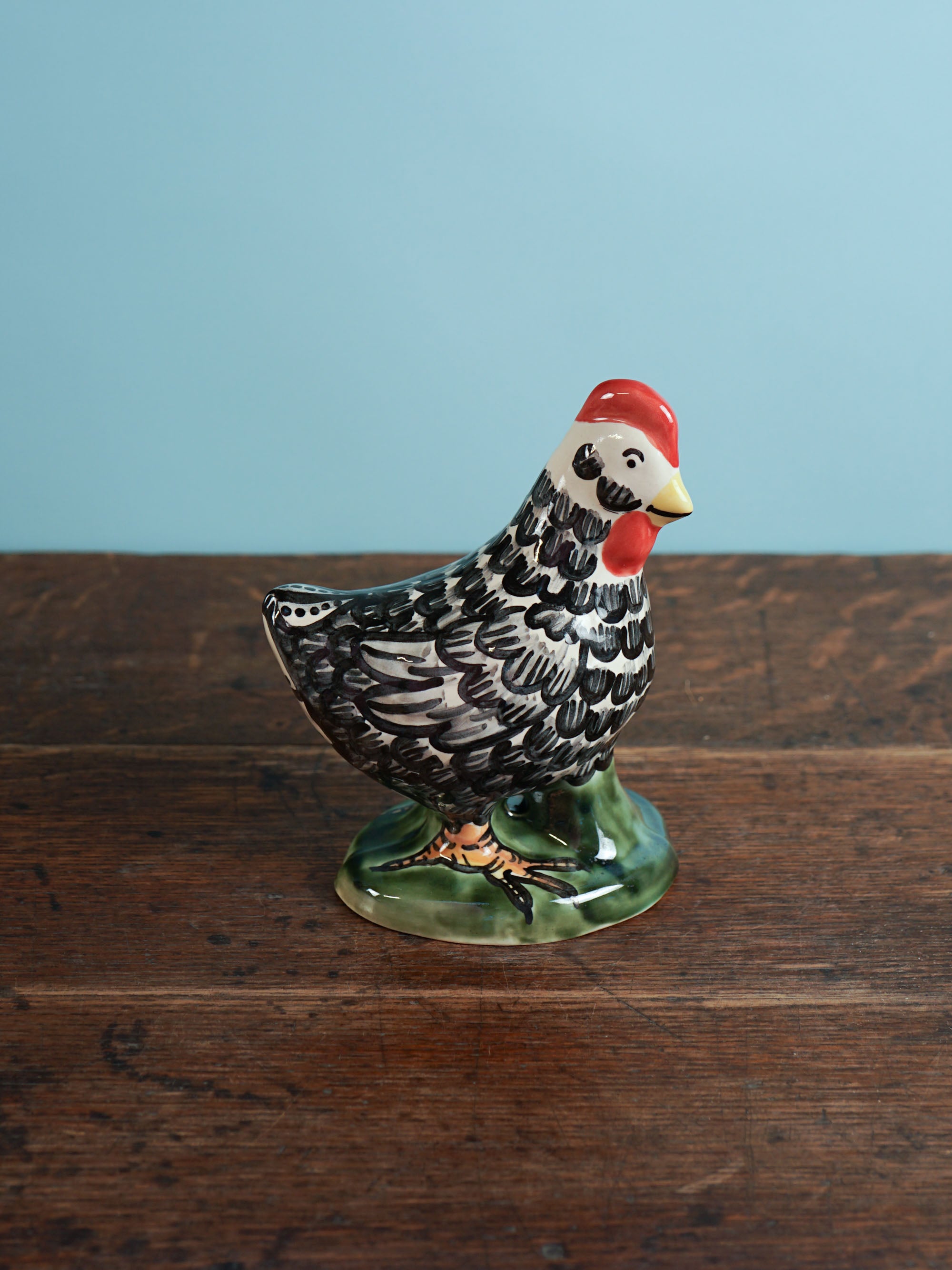 Black Feather Standing Chicken