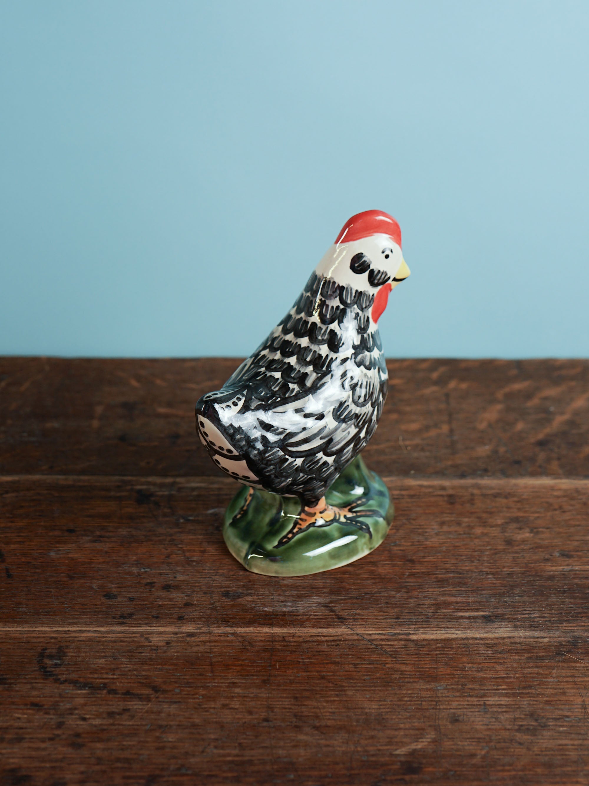 Black Feather Standing Chicken
