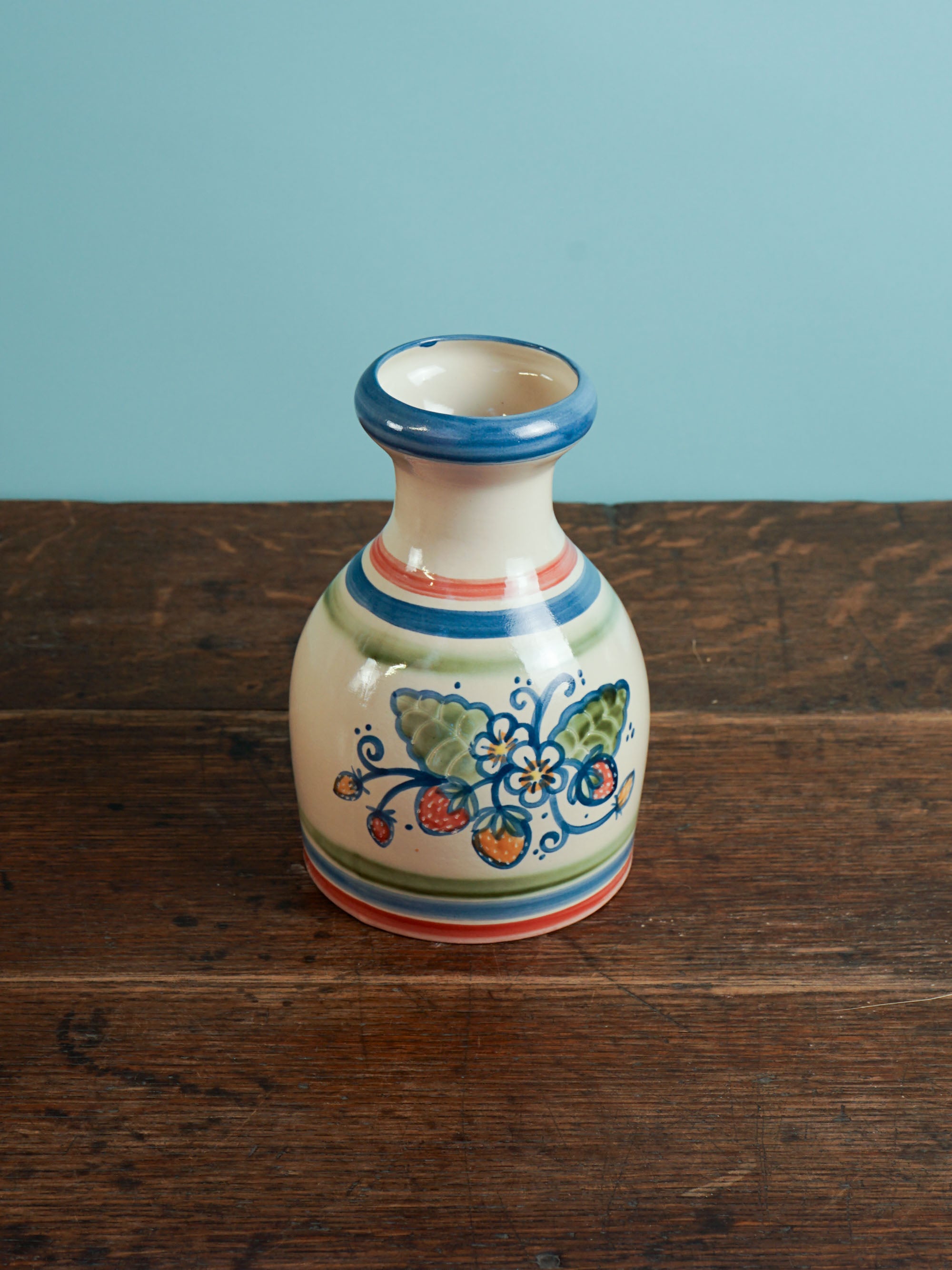 Strawberry Flowers Vase