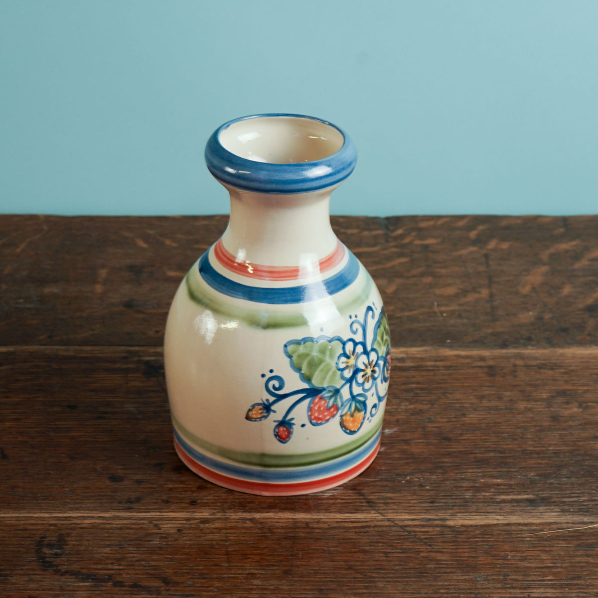 Strawberry Flowers Vase