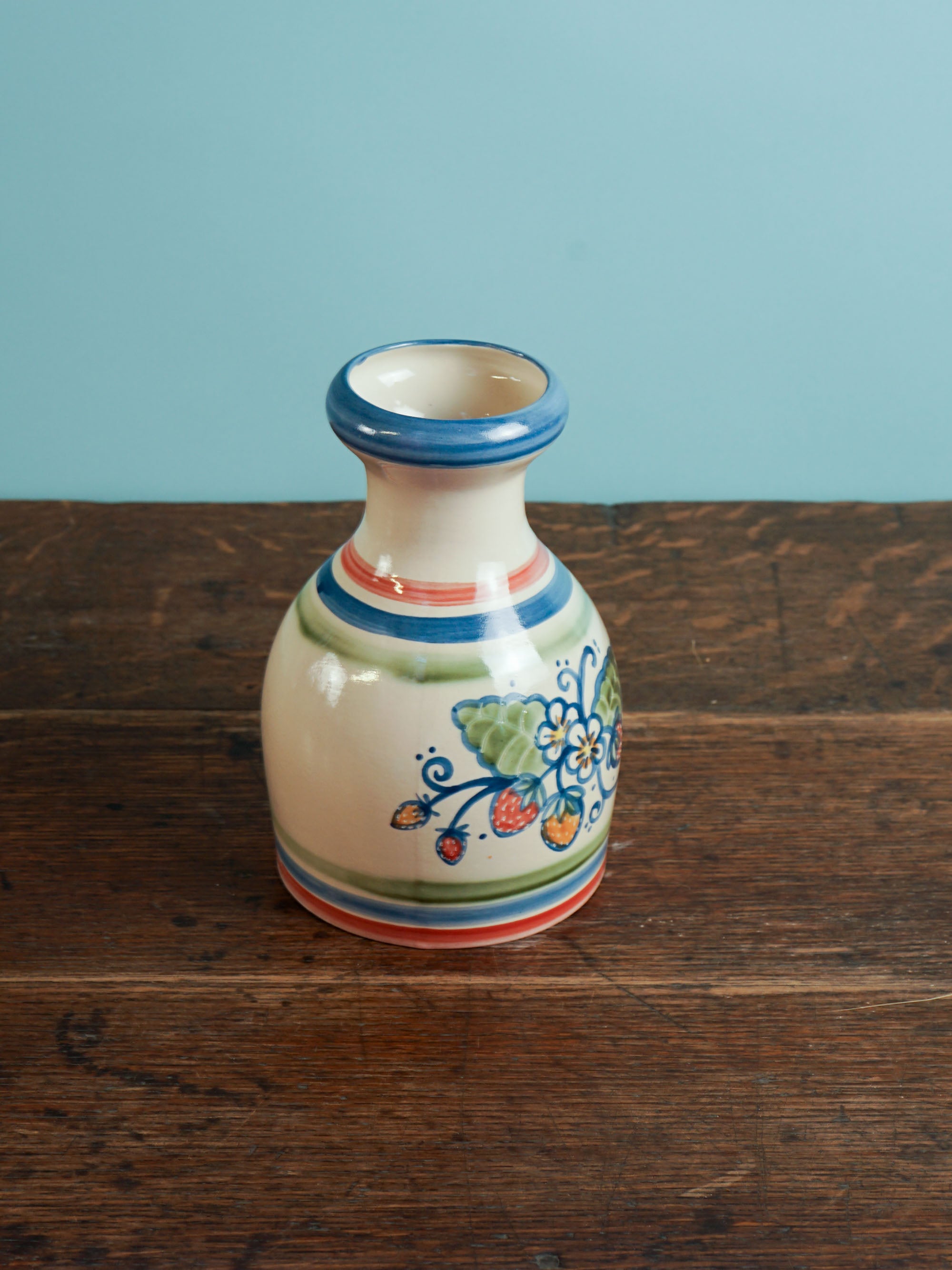 Strawberry Flowers Vase
