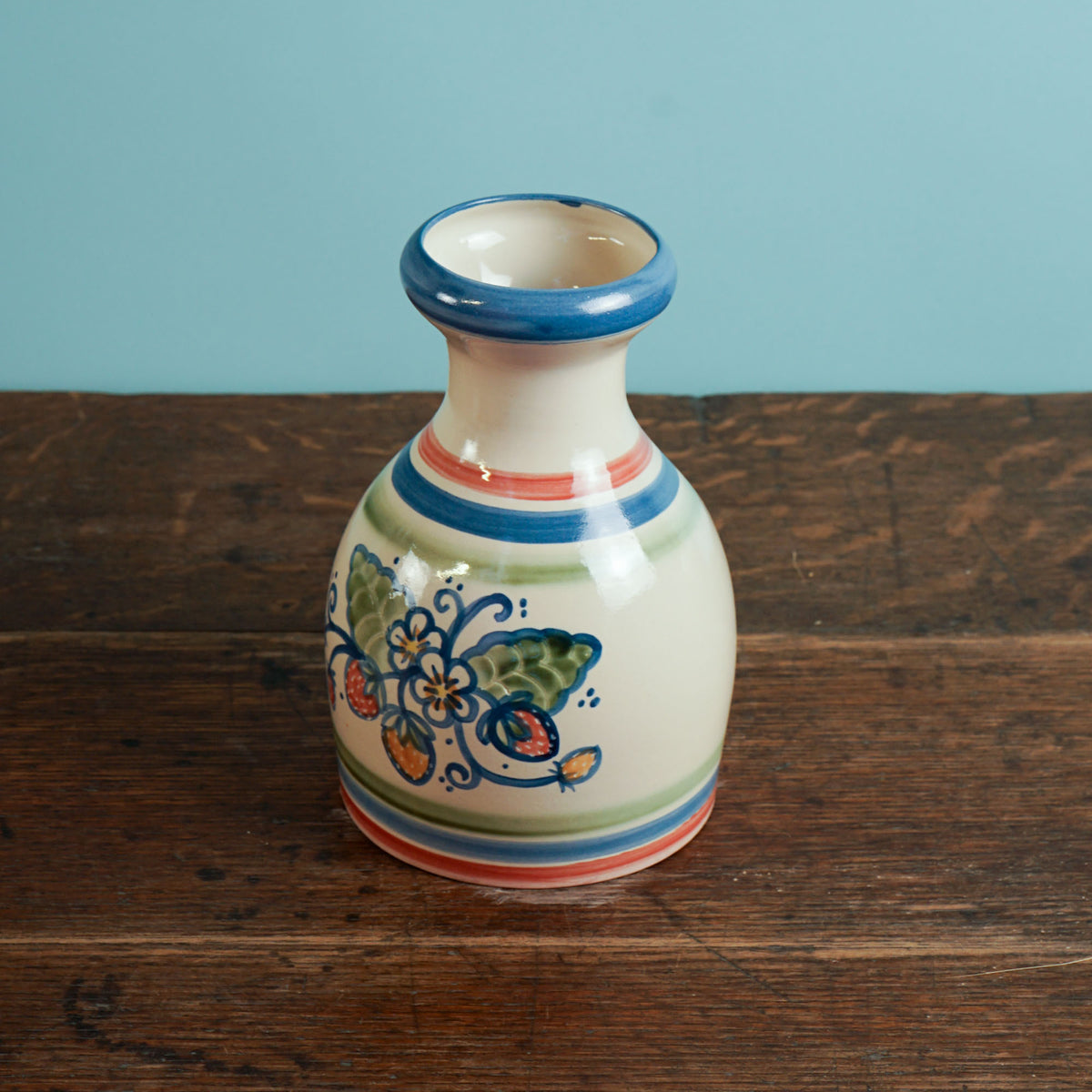 Strawberry Flowers Vase