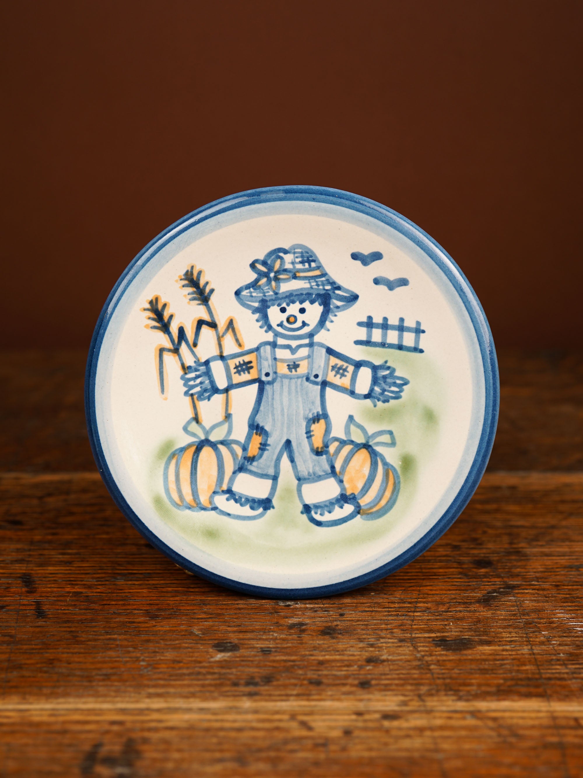 Scarecrow Bread & Butter Plate