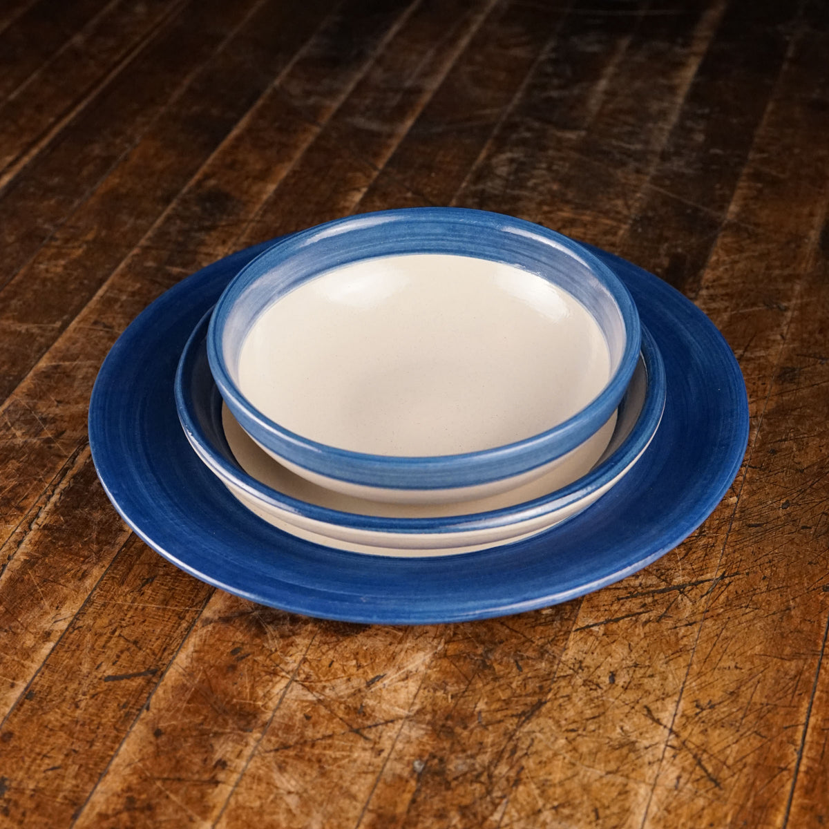 Heritage Stripe 3 Piece Dinnerware Set