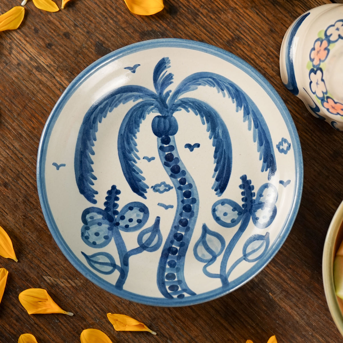 Indigo Palm Pasta Plate