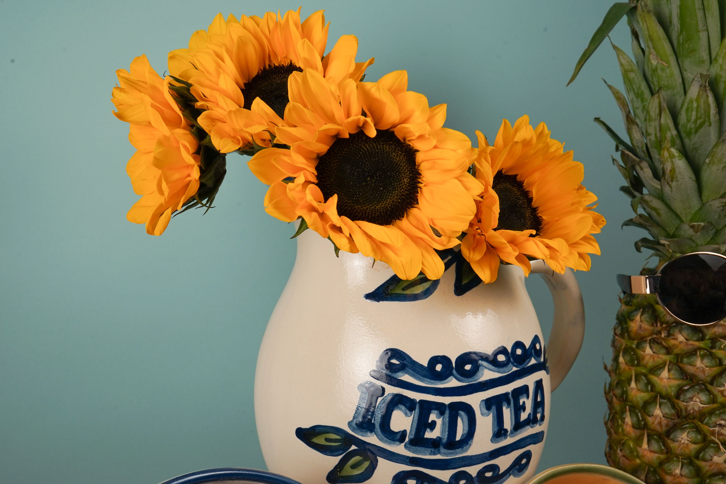 Iced Tea Pot Belly Pitcher