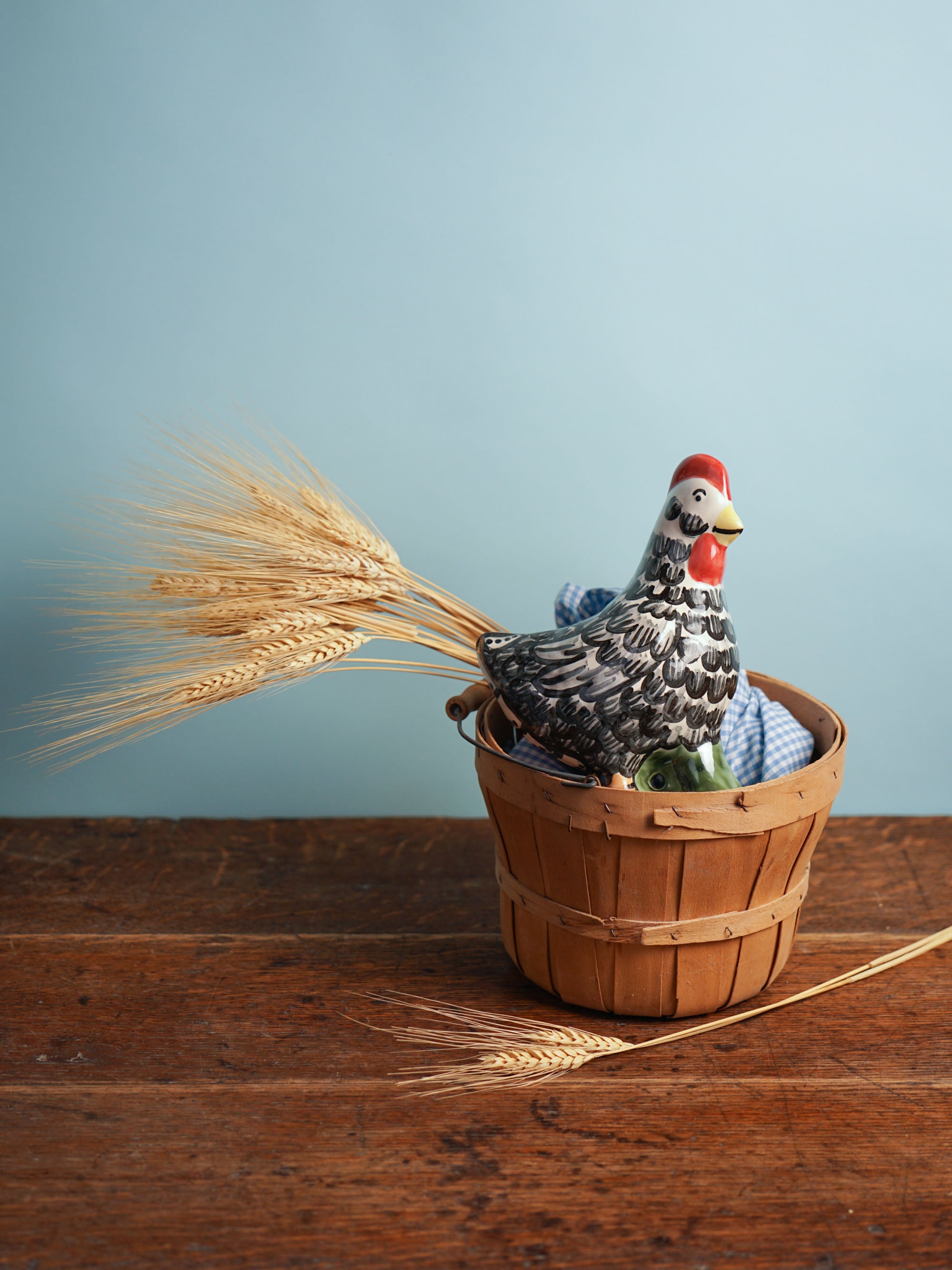 Black Feather Standing Chicken