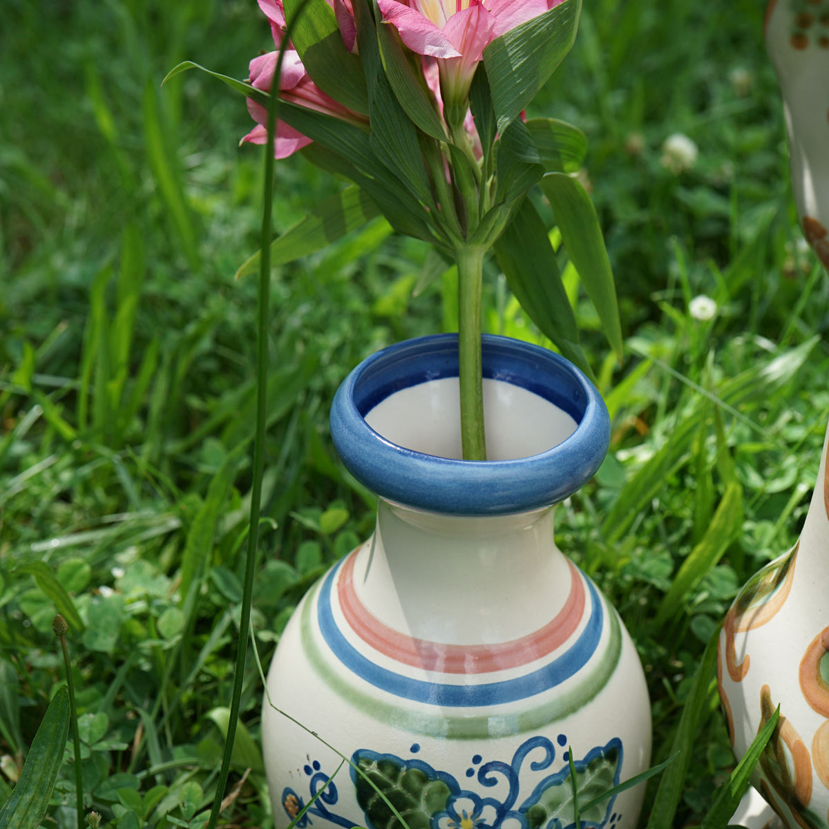 Strawberry Flowers Vase
