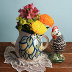 Lemon Leaf Pot Belly Pitcher