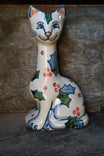 Tall Cat Vase - Holly