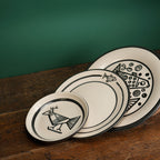 Cubist Fish Dinner Plate