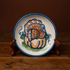 Etched Turkey Pasta Plate