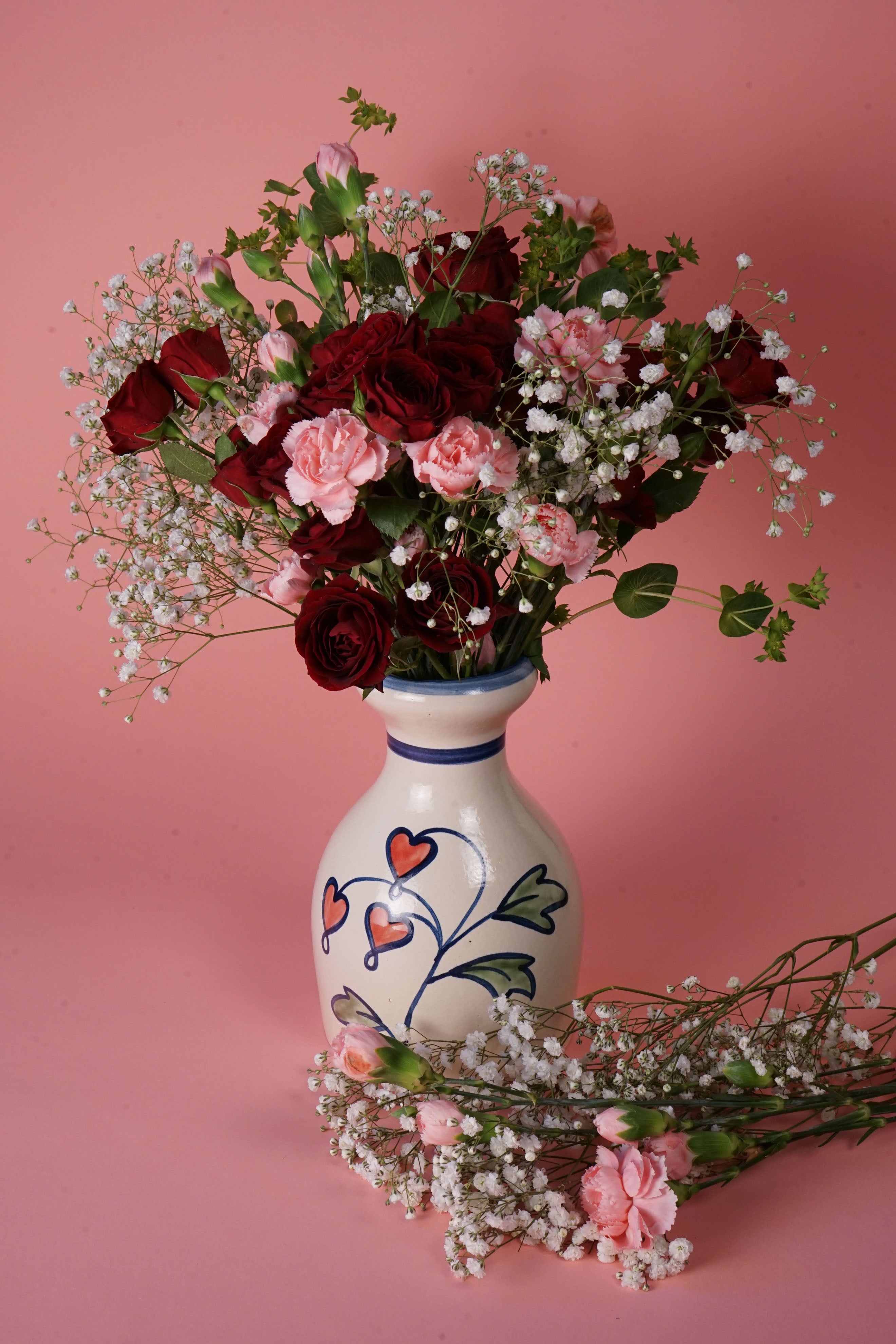 Vase - Bleeding Heart Flower