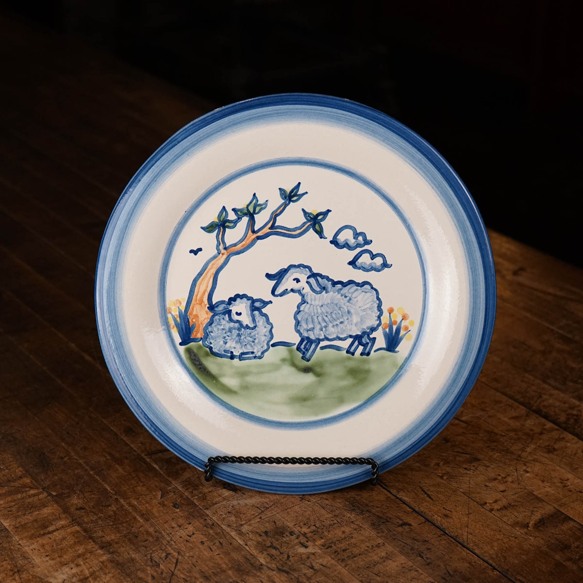Country Scene Serving Plate