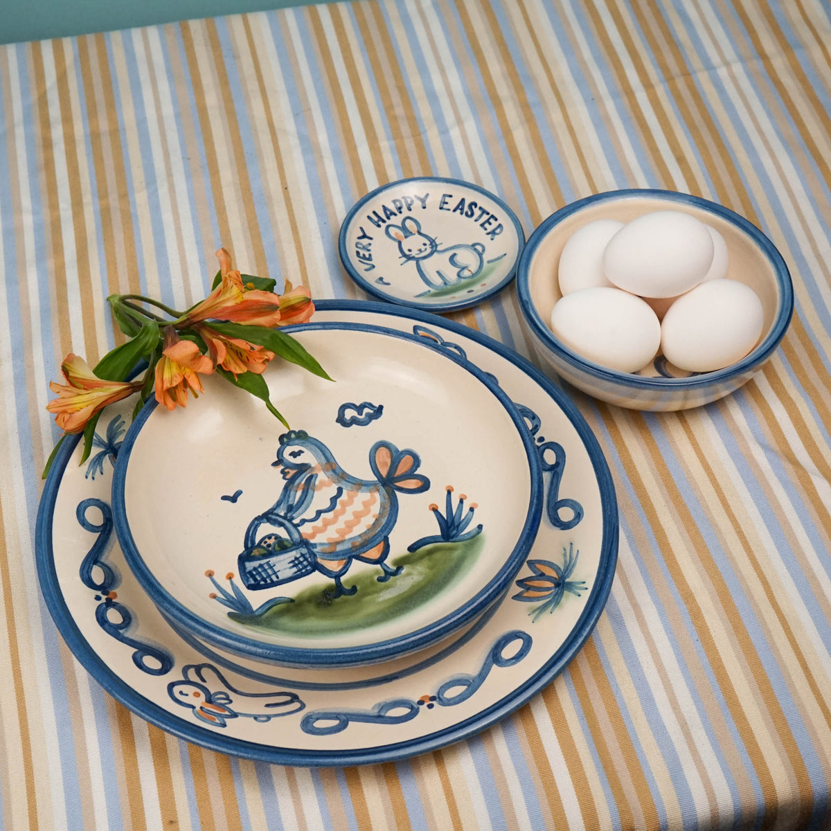 Leaping Bunny Dinner Plate