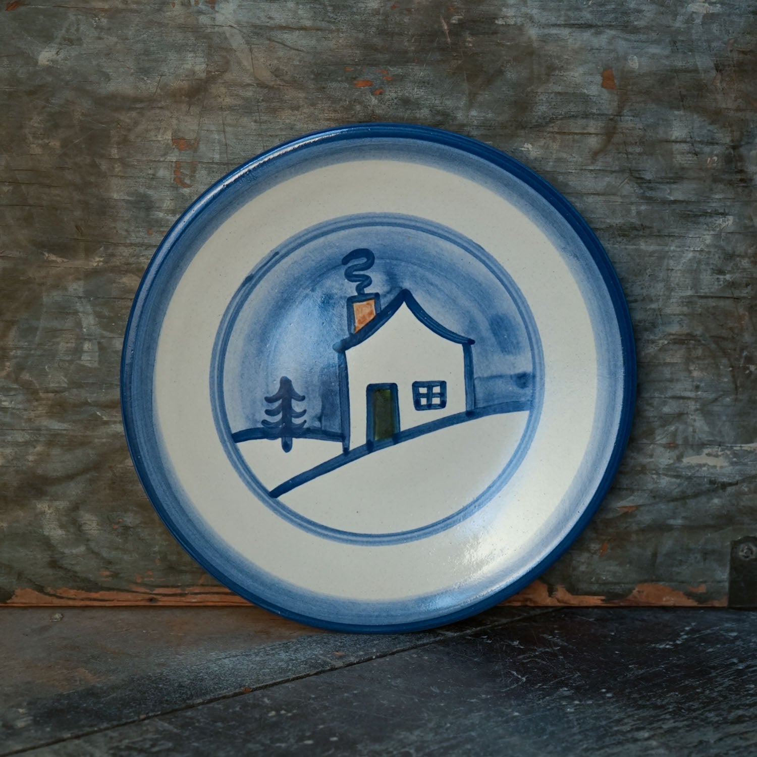 Lunch Plate - Winter Cottage - SECOND