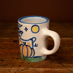 Pumpkin Patch Cow Straight Mug