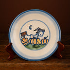 Pumpkin Patch Donkey Lunch Plate