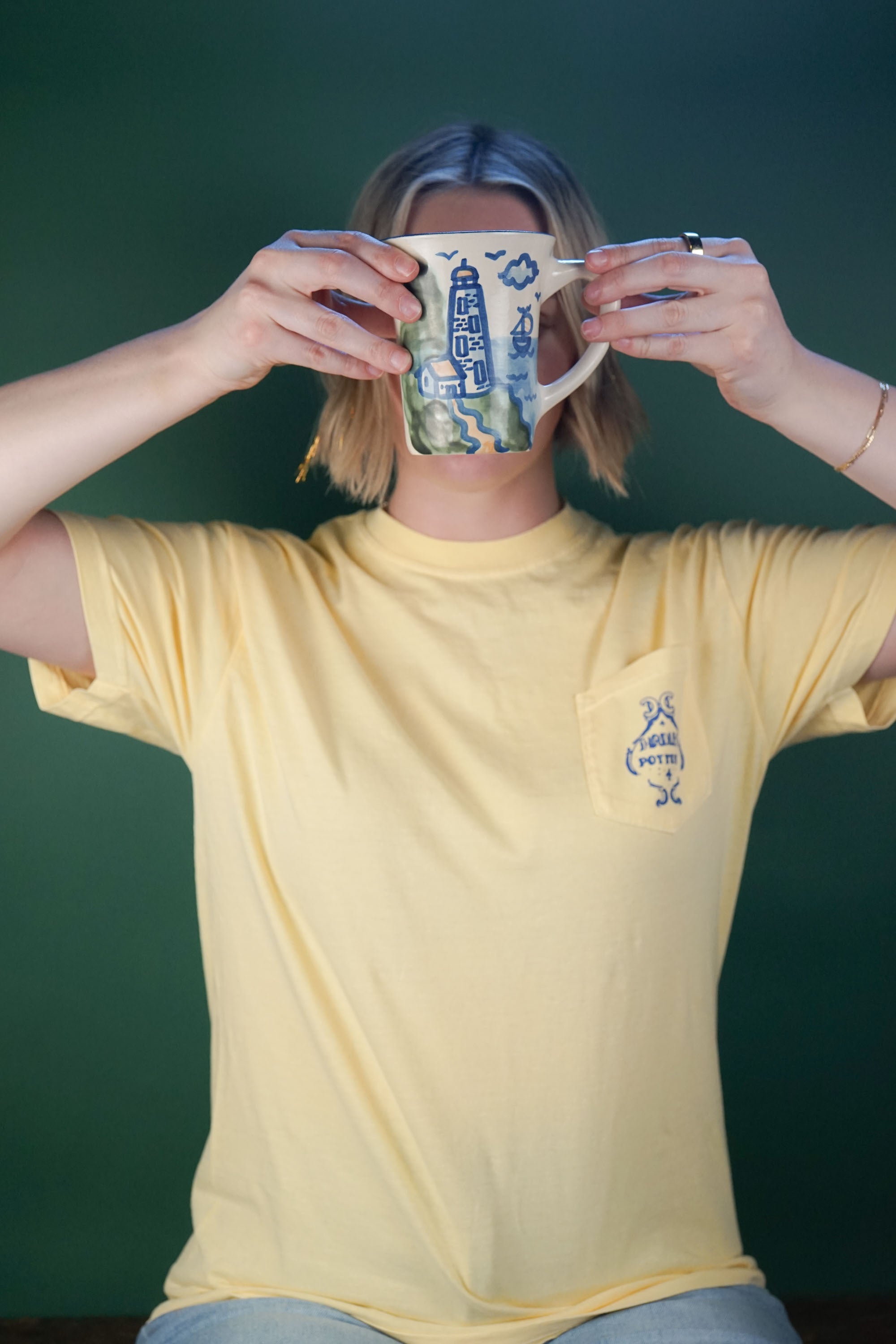 Tall Cat Short Sleeve Pocket T-Shirt